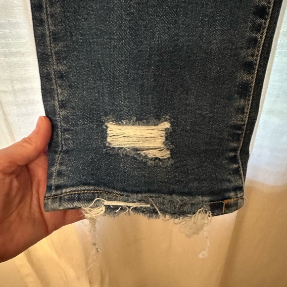 Risen Distressed Denim Straight Leg Jeans - NWT - Multiple Sizes - Picture 4 of 12